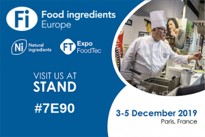 Jellice @ Food Ingredients Europe 2019 - Stand 7E90